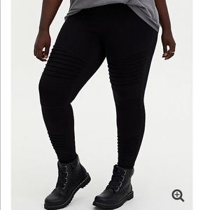 premium leggings - moto black
